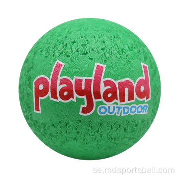 Grön lekplats boll kick boll dodgerball